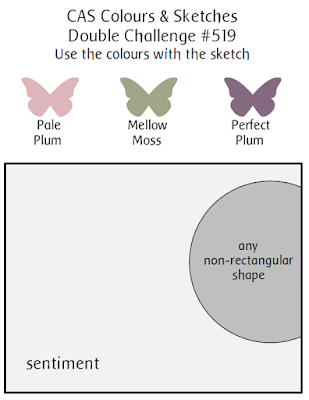 CAS colours & sketches #519 – Janette's Card Creations
